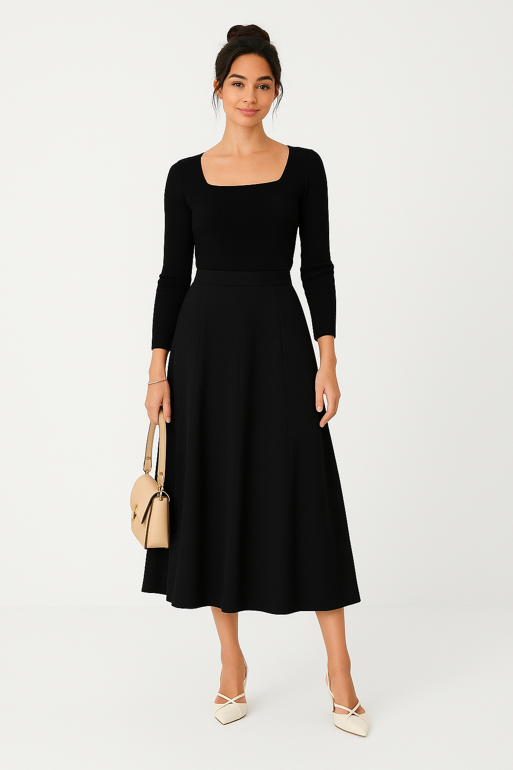 Elegant High Waist Skirt