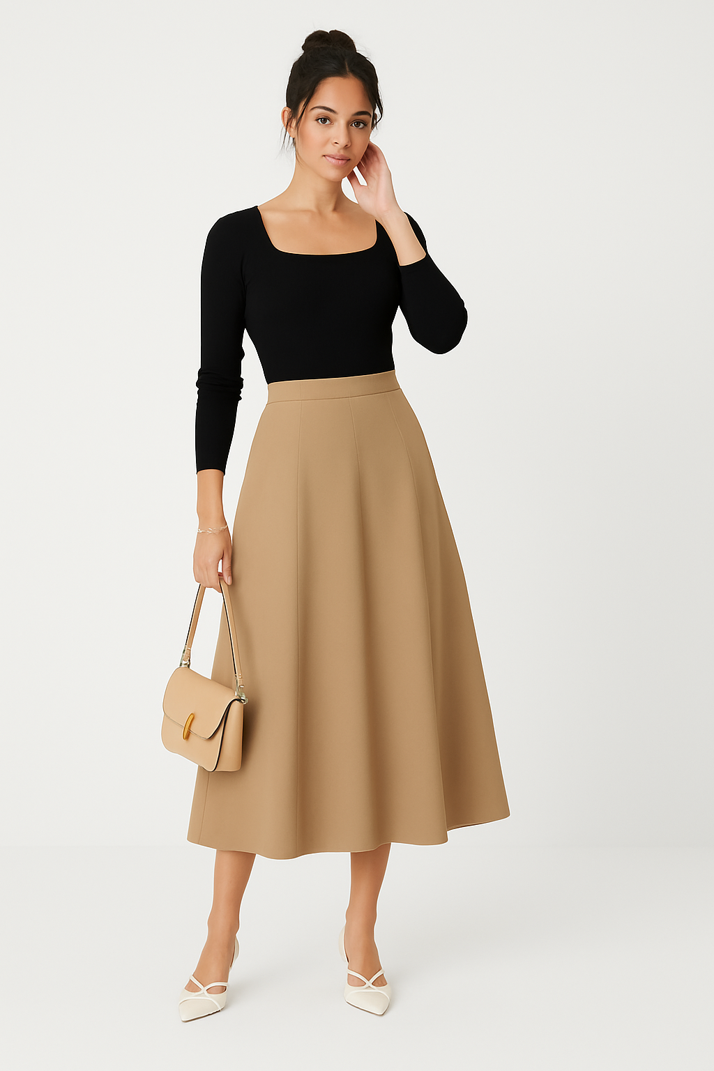 Elegant High Waist Skirt