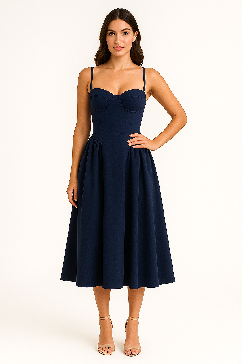 Elegant Spaghetti Strap Dress