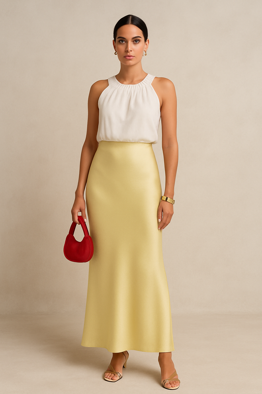 Soleil Straight Maxi Skirt