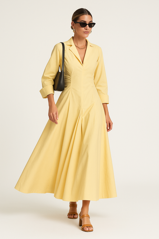 Butter Yellow Maxi Dress