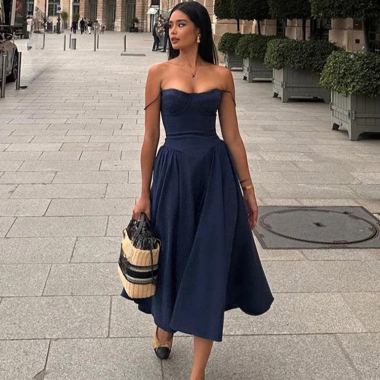 Elegant Spaghetti Strap Dress