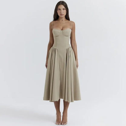 Elegant Spaghetti Strap Dress
